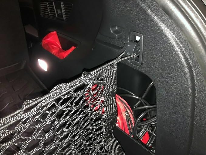Trunk Organizer Cargo Net for Ford Edge & Lincoln MKX 2009–2024 – Envelope Style Cargo Net for SUV – Premium Mesh Car Trunk Organizer Vehicle Carrier Storage–Compatible with Edge & MKX