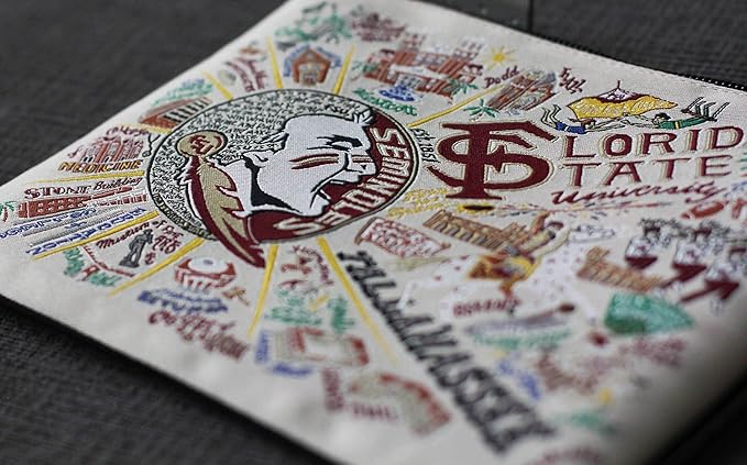catstudio Florida State University Zipper Pouch Purse | FSU Alumni Gifts - Holds Your Phone, Coins, Pencils, Makeup, Dog Treats, & Tech Tools