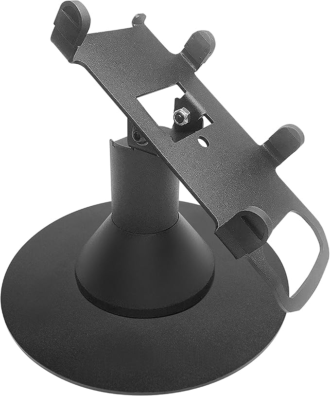 Pax S300 / Pax SP30 Low Profile Freestanding 4" Swivel Stand with Round Plate, Black