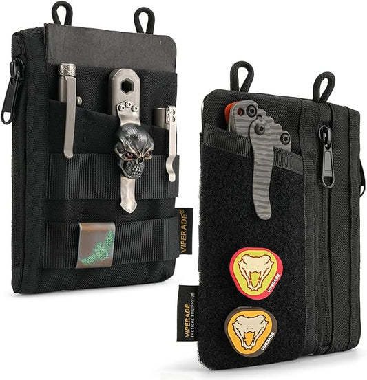 VIPERADE VE16 EDC Pouch, EDC Organizer for Men - Pocket Organizer Multitool Pouch Wallet for EDC Gears