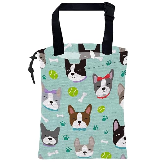 Car Trash Bag Cute Dog Paw Bone Waterproof Car Trash Bag Hanging Leakproof Car Garbage Bag Washable Reusable Trash Bag for Car Interior Hanging Organizer Storage Vehicle Travelling Camping