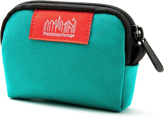 Manhattan Portage Coin Purse With Zipper Closure Pouch Eclectic Colors Credit Card ID Card Jewelry Keys Water Resistant Gift 1000D CORDURA® Everyday Carry