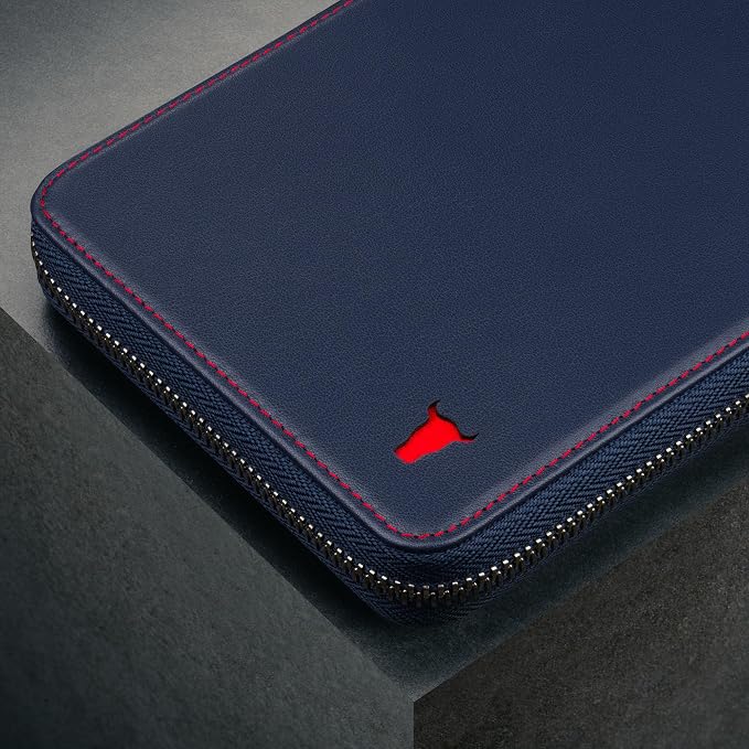 TORRO Travel Wallet – Genuine Leather Travel Organiser with Passport Holder and Detachable Cardholder