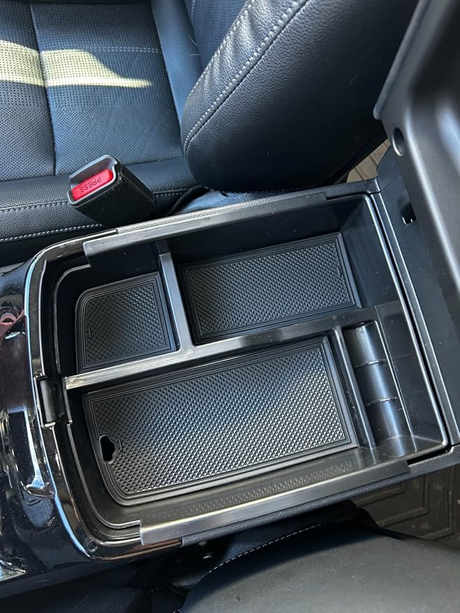 Vesul Compatible with Kia Telluride 2026-2020 Center Console Armrest Storage Tray Box ABS Insert Organizer Glove Console Separation Glove Pallet Phone Holder Full Cover