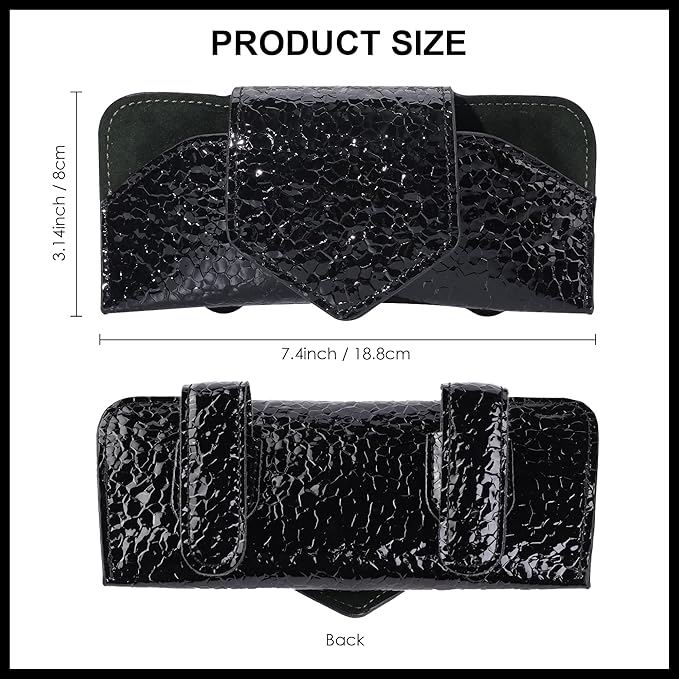 COOLYOUTH Sunglass Holder for Car Visor Car Sunglass Holder Glasses Holder with Clip Car Accessories for Women Men