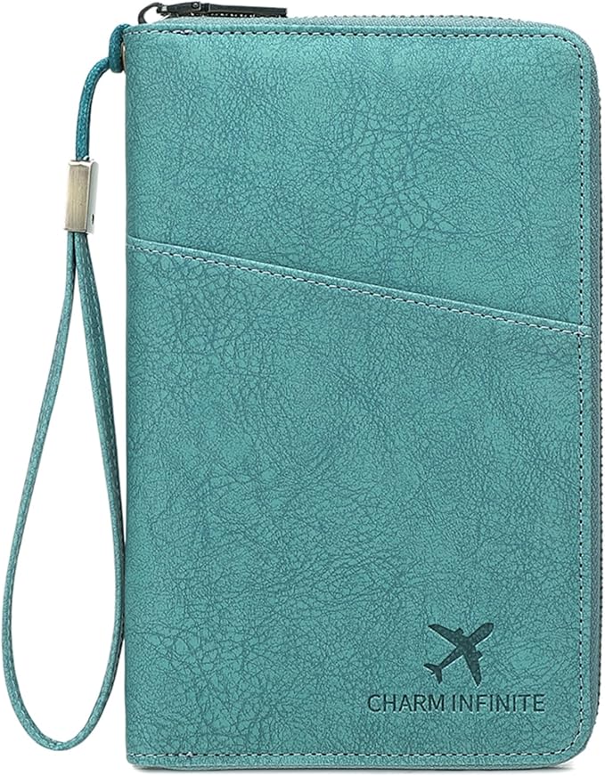 Family Passport Holder for Travel Women and Men RFID Passport Holder with Card Slots Holder Passport Case Passport cover Passport Wallet Travel Essentials and Accessories