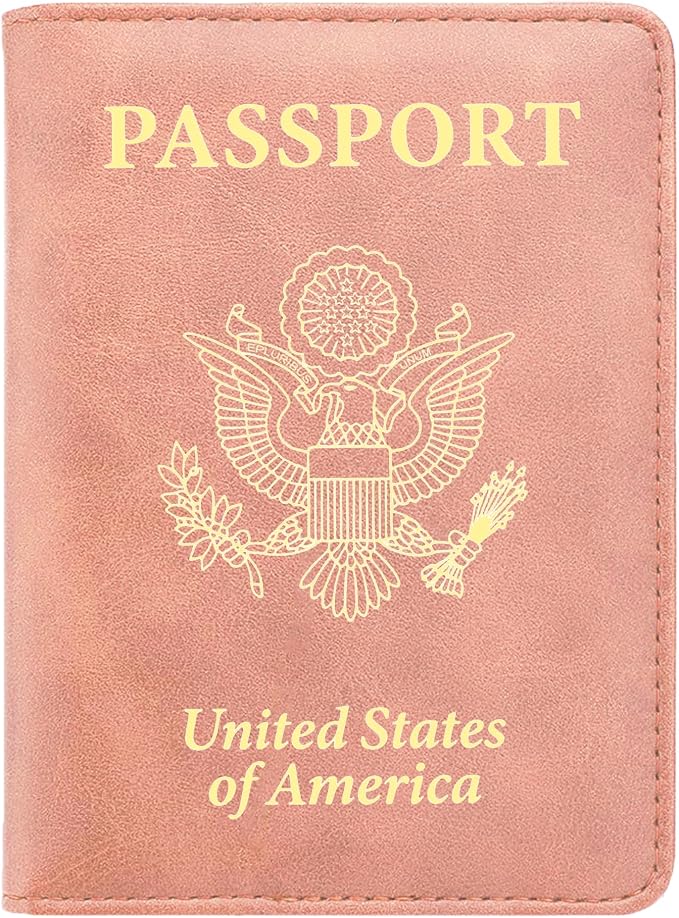 Passport Holder Covers Case, Waterproof Rfid Blocking Travel Wallet | Made Of Soft Pu Leather, It Is Scratch-Resistant, Waterproof, Crease-Resistant, and Is Lightweight, Thin and Durable