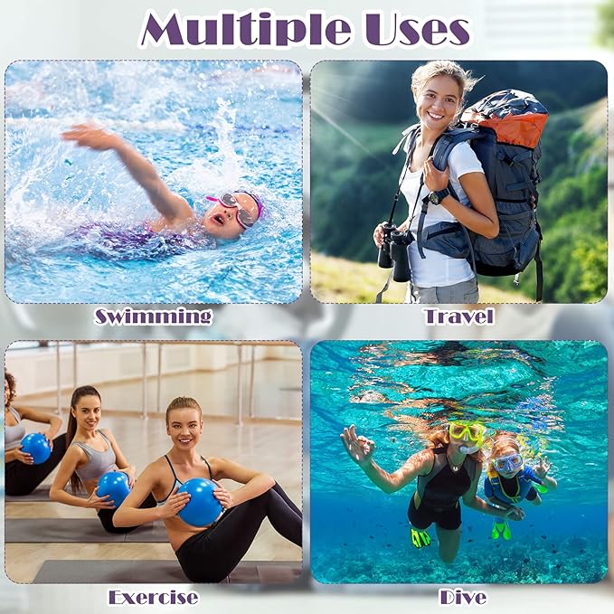 Shappy 2 Pack Large Travel Laundry Bags, Large Wet Dry Waterproof Dirty Clothes Bag for Suitcase, Swimsuit Beach Gym College Dorm Wet Bag(Unicorn)