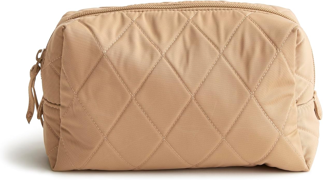 Vera Bradley Women's Performance Twill Medium Cosmetic Makeup Organizer Bag