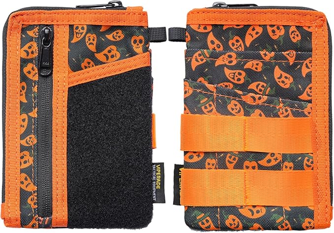 VIPERADE VE36 EDC Pouch Pocket Organizer, Slim EDC Pocket Organizer with Zipper, Tactical Pouch for Flashlight, Multitool, Pen, Notebook, Compact EDC Gear Pouch