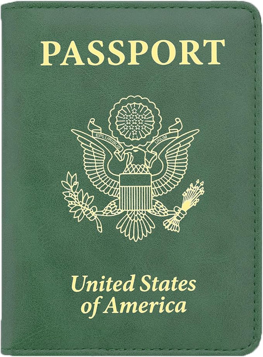 Passport Holder Covers Case, Waterproof Rfid Blocking Travel Wallet | Made Of Soft Pu Leather, It Is Scratch-Resistant, Waterproof, Crease-Resistant, and Is Lightweight, Thin and Durable