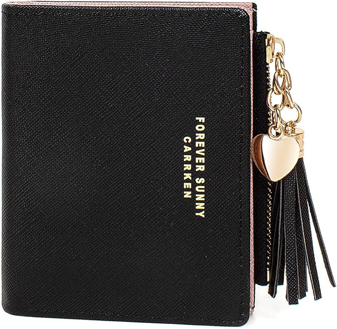 Valentoria Womens Wallet Cute Elegant Long Slim Card Holder Case Minimalist Coin Purse Thin Tassels Zip Clutch Wallets for Girls Ladies | Cute, Elegant, Long, Slim, Case, Minimalist