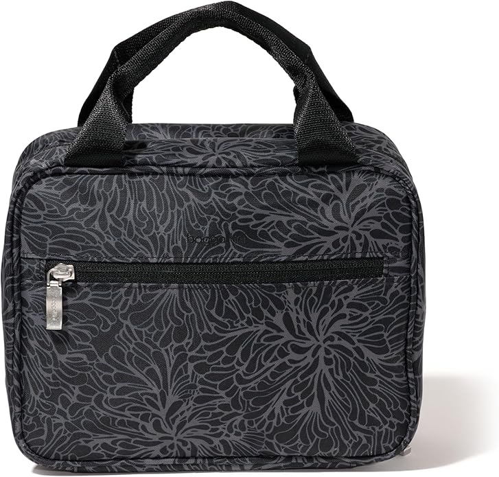 Baggallini Hanging Travel Toiletry Kit - Lightweight 6x10 Inch Makeup Bag