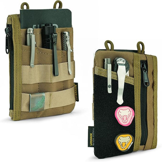 VIPERADE VE16 EDC Pouch, EDC Organizer for Men - Pocket Organizer Multitool Pouch Wallet for EDC Gears