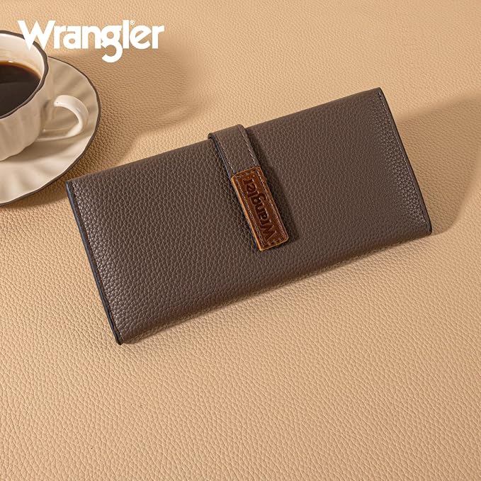 Montana West X Wrangler Wallets Women RFID Blocking Bifold Wallets, Card Cases & Money Organizers Clutch Wallet