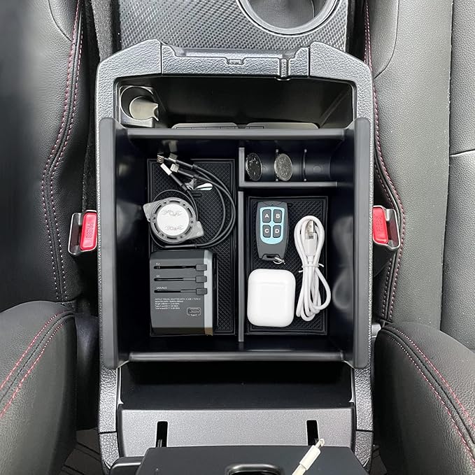 JOJOMARK Compatible with Toyota 4Runner Accessories Center Console Tray Organizer Armrest Box Storage Fit for 4Runner 2010-2019 2020 2021 2022 2023 2024 (Organizer Set)