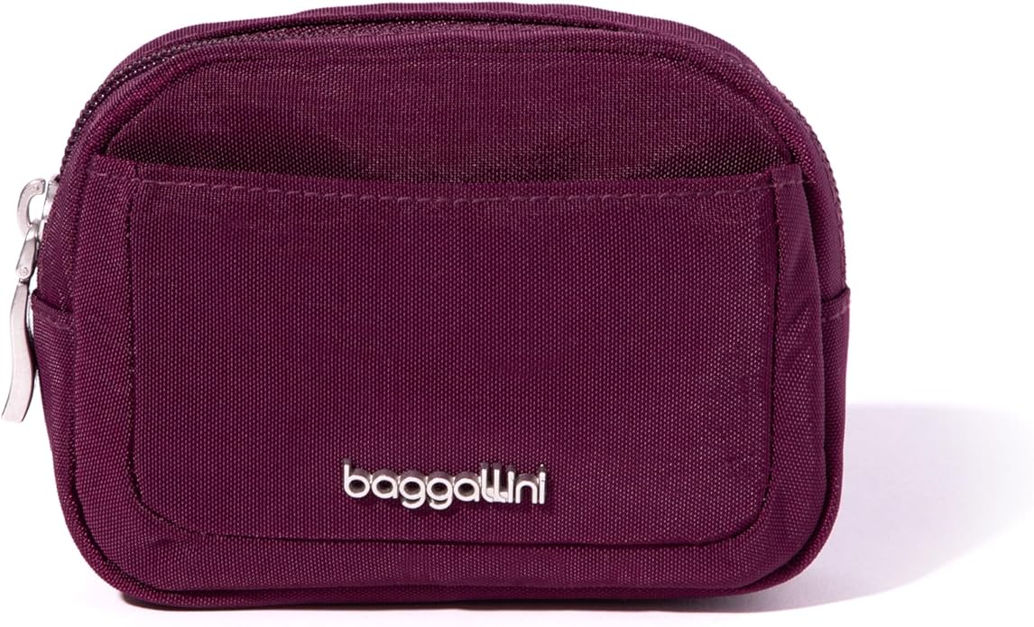 Baggallini Women's Pocket Cosmetic - Lightweight Bag - Travel Essentials Makeup Organizer Mini