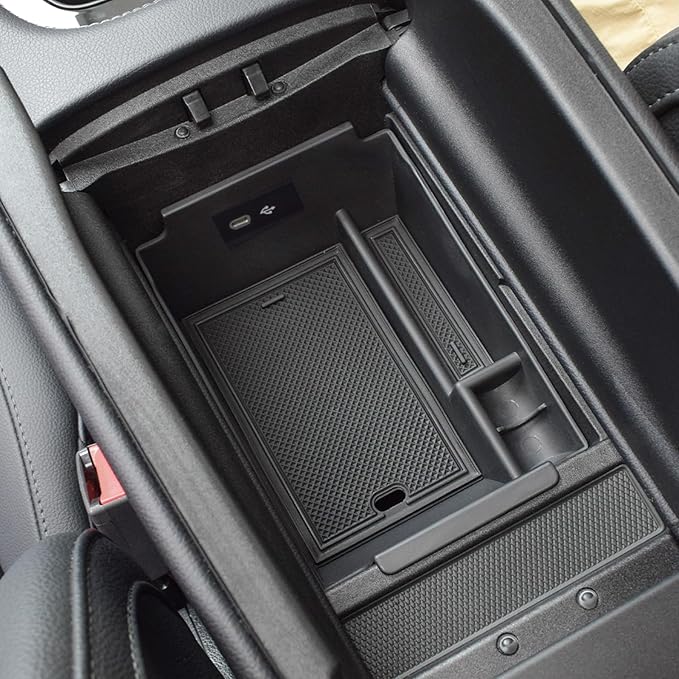 HGWEI Center Console Organizer Compatible with 2020-2026 Mercedes Benz GLE 350 450 580 AMG 53 63S Accessories, GLS 450 580 AMG 63 Armrest Storage Box Insert Tray (Not Fit with Cool Box)