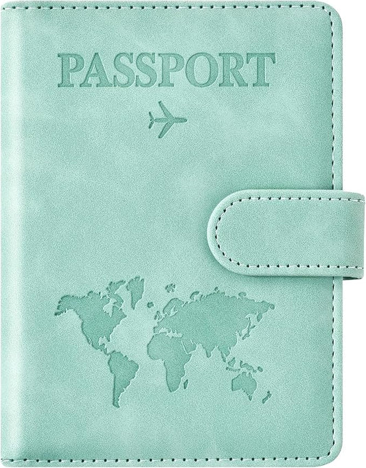 Passport Holder for Travel Women and Men RFID Passport Holder with Card Slots Holder Passport Case Passport cover Passport Wallet Travel Essentials and Accessories