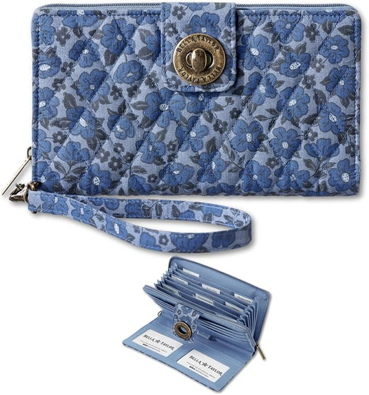 Bella Taylor Cash System Wallet for Envelope Budgeting - RFID Protected - Cash Stuffing Wallet with Detachable Wristlet
