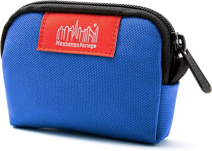 Manhattan Portage Coin Purse With Zipper Closure Pouch Eclectic Colors Credit Card ID Card Jewelry Keys Water Resistant Gift 1000D CORDURA® Everyday Carry