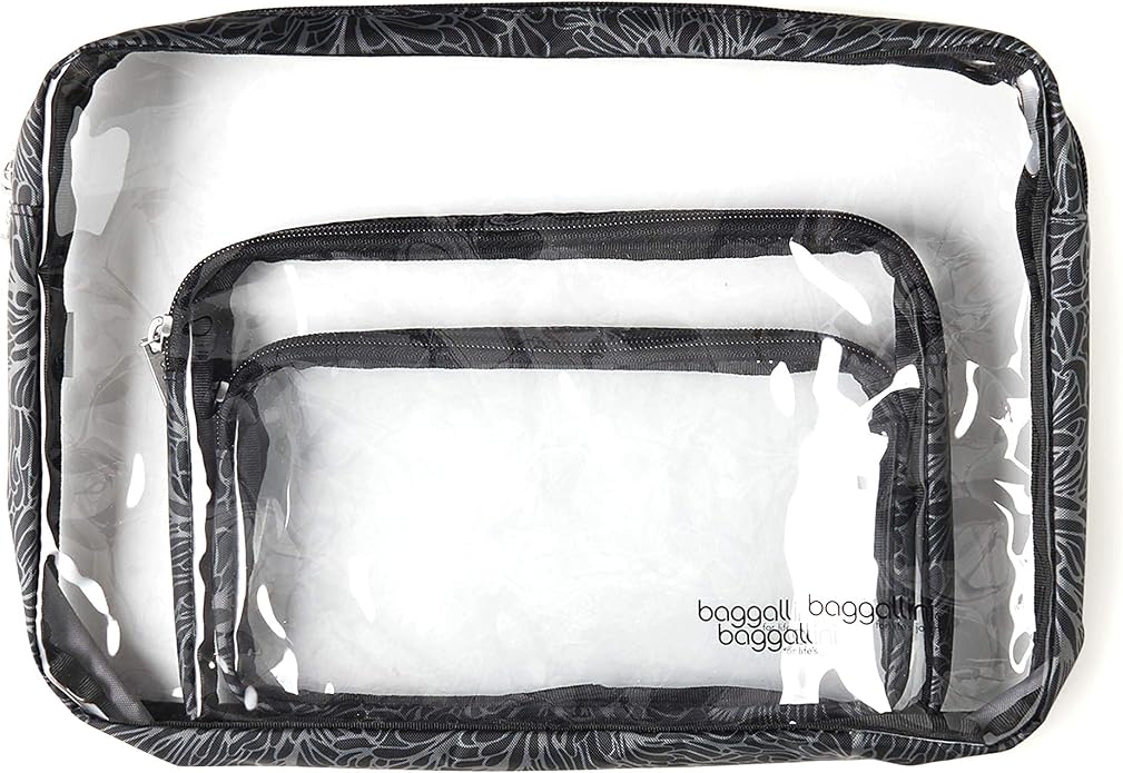 Baggallini Clear Travel Pouches