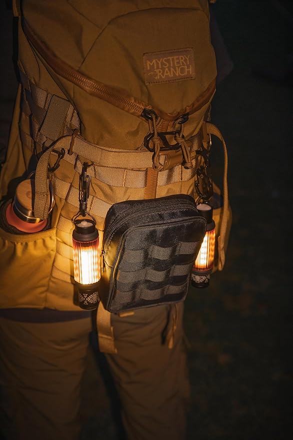 CAMPINGMOON Tactical MOLLE Pouch Compact EDC Organizer Bag Webbing Structured Utility Gear Pouch Belt Camping Hiking Outdoor