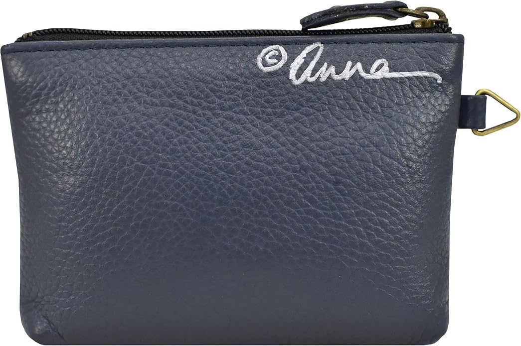 Anna by Anuschka Women's Hand Painted Leather Coin Pouch Purse
