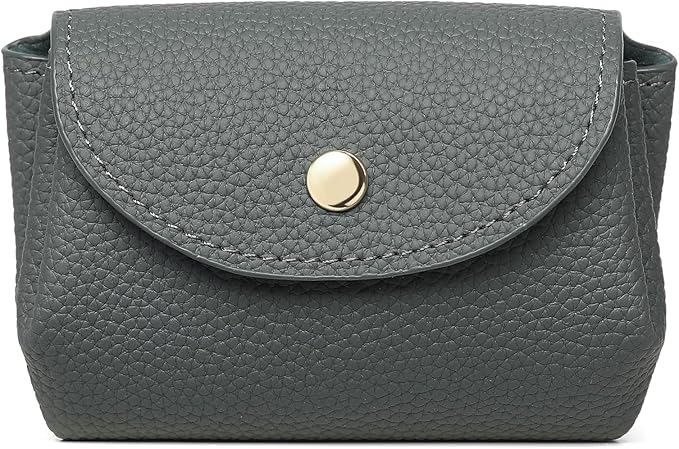 SENDEFN Leather Coin Purse for Women Small 3 Cash Change Pouch Holder Wallets