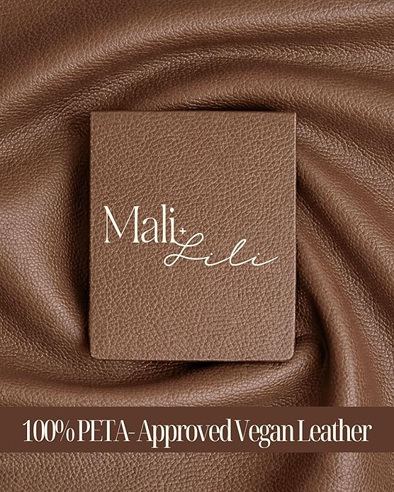 Mali+Lili Lola Beauty Bag Duo, Makeup Bag Travel Cosmetic Bag Set of 2, Vegan Leather Purse Crossbody Bags for Women and Girls, Cute Makeup Pouch, Travel Pouch, Crossbody Purses for Women | Duo