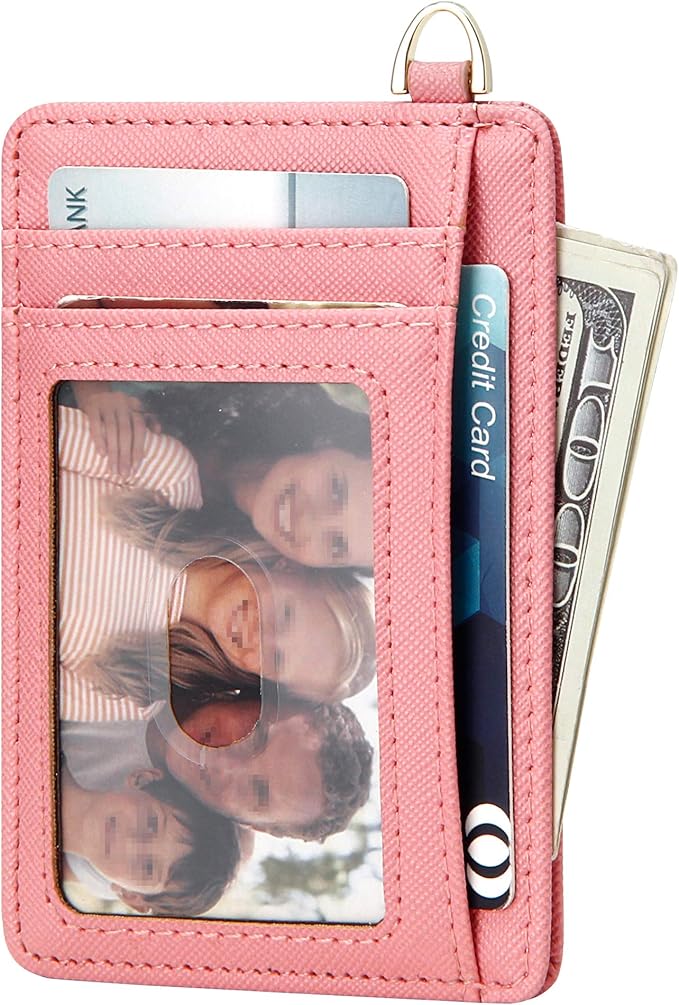 GEEAD Slim Minimalist Front Pocket RFID Blocking Card Holder Wallets for Men & Women