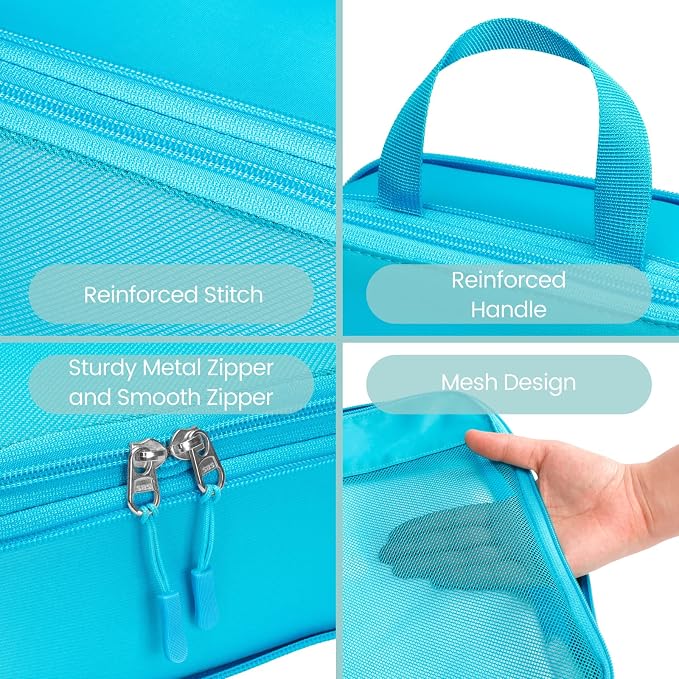 Cambond Compression Packing Cubes for Travel - Lightweight Expandable Travel Bags Luggage Organizers Travel Essentials Compression Cubes for Travel Space Saver for Carry on Suitcases Organizer