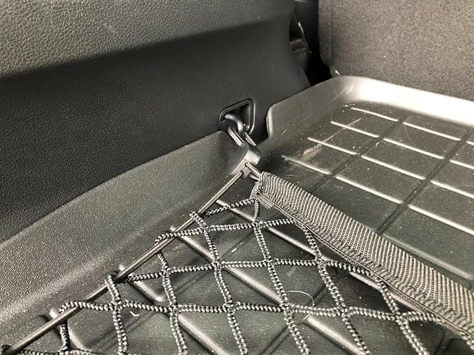 Rear Trunk Organizer Cargo Net for Genesis GV70 2022-2026 – Floor Style Cargo Net for SUV – Premium Mesh Elastic Car Trunk Organizer Vehicle Carrier Storage – Compatible with GV70