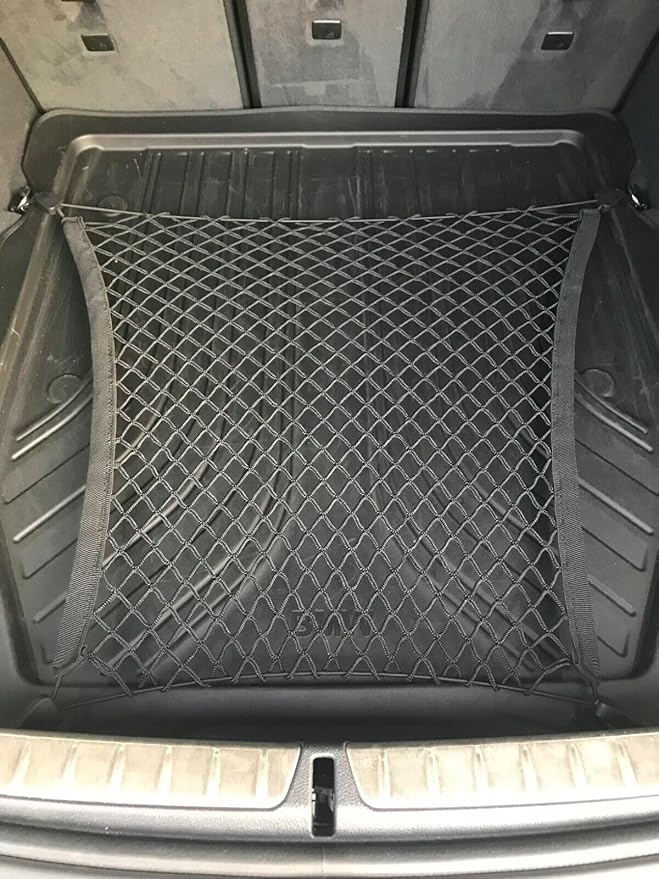 Trunk Organizer Cargo Net for BMW 4-Series 2014-2025 – Floor Style Cargo Net for Hatchback Coupe – Premium Mesh Car Trunk Organizer Vehicle Carrier Storage–Compatible with BMW 4-Series