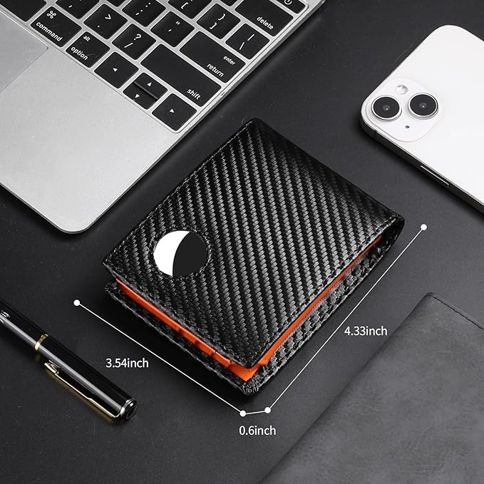 SENDEFN Leather Wallet for Men Bifold RFID Blocking Wallets Credit Card Holder