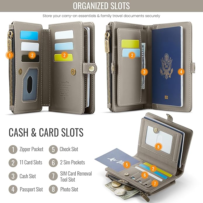 Passport Holder Wallet Bag with Holder