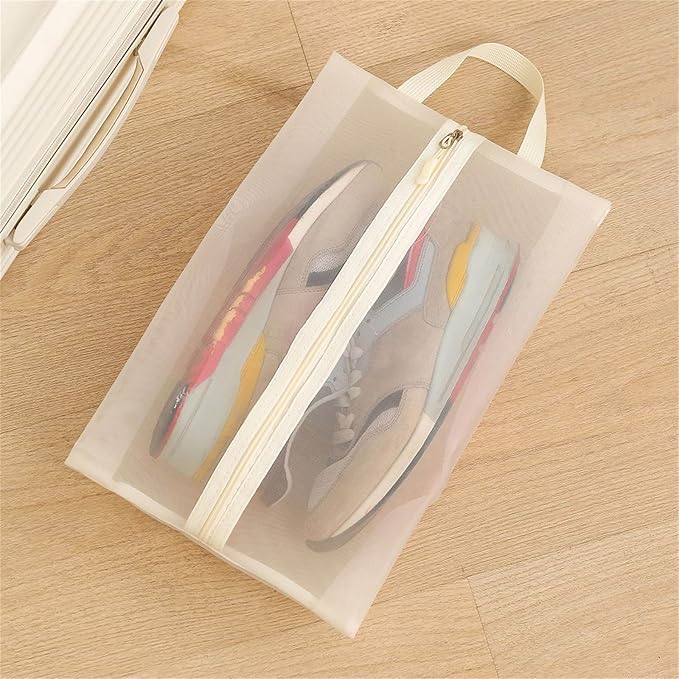 Multipurpose Travel Shoe Organizers Water Resistant Nylon Bag For Sports Gears Clothes Storage With Breathable Compartments M