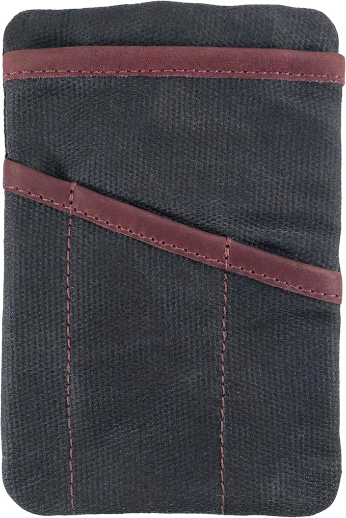 Hide & Drink, Multi-Tool Pocket Pouch, Compact Multipurpose EDC Zippered Bag, Mini Camping Tool Case, Waxed Canvas, Knife Holster, Handmade Slim Organizer