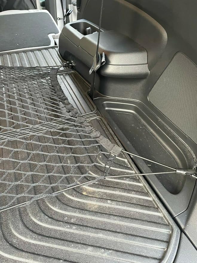 Rear Trunk Organizer Cargo Net for Honda Pilot 2016-2026 – Floor Style Cargo Net for SUV – Premium Mesh Elastic Car Trunk Organizer Vehicle Carrier Storage – Compatible with Pilot
