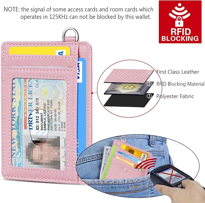 FurArt Slim Minimalist Wallet, Front Pocket Wallets, RFID Blocking, Credit Card Holder for Men