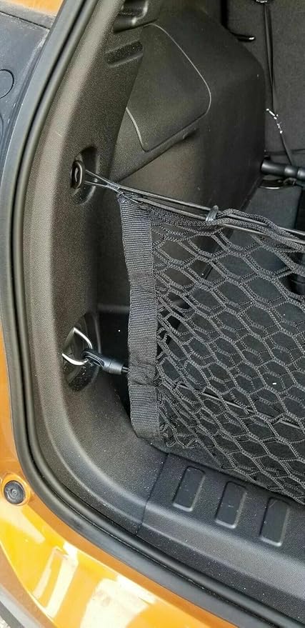 Rear Trunk Organizer Cargo Net for Chevrolet Equinox & GMC Terrain 2018-2026–Envelope Style Cargo Net for SUV–Premium Mesh Elastic Car Trunk Organizer–Compatible with Equinox & Terrain