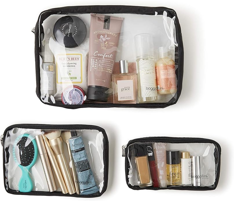 Baggallini Clear Travel Pouches