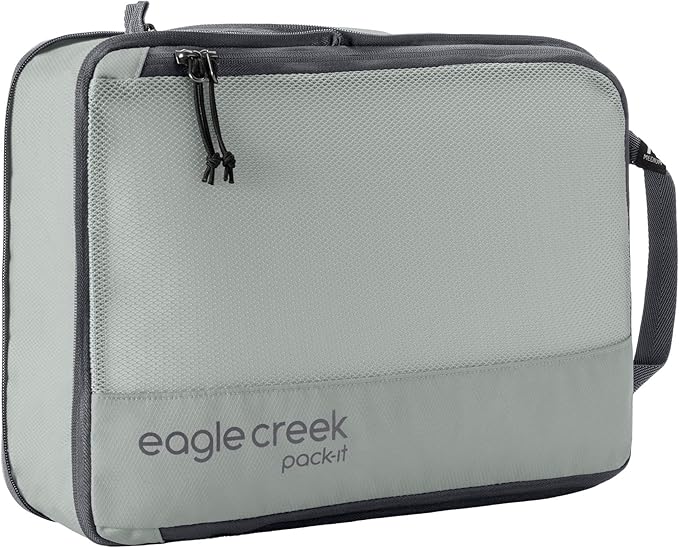 Eagle Creek Pack-It Isolate Compression - Lightweight Cube for Optimizing Luggage Space - Easy-Grab Zipper - Convenient Top Handle - Recycled Materials - Small