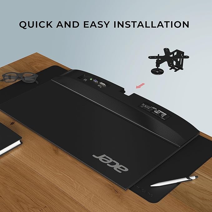 HumanCentric VESA Mount Adapter Bracket, VESA Adapter Compatible with Acer Monitor R240HY bidx, R221Q, R271, SB220Q, R241Y, RT240Y, RT270, SA220Q, SA230 bi, SA240Y, SA270 Bbix, SB230, SB240Y