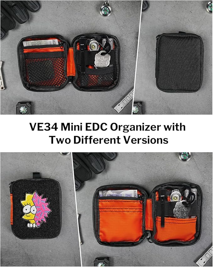 VIPERADE VE34 Mini EDC Organizer - Small Everyday Carry Pouch