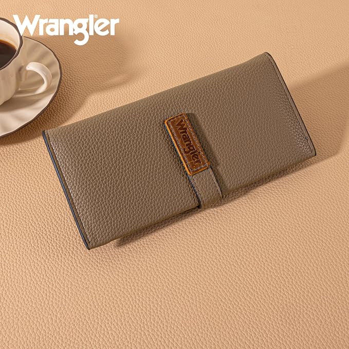 Montana West X Wrangler Wallets Women RFID Blocking Bifold Wallets, Card Cases & Money Organizers Clutch Wallet