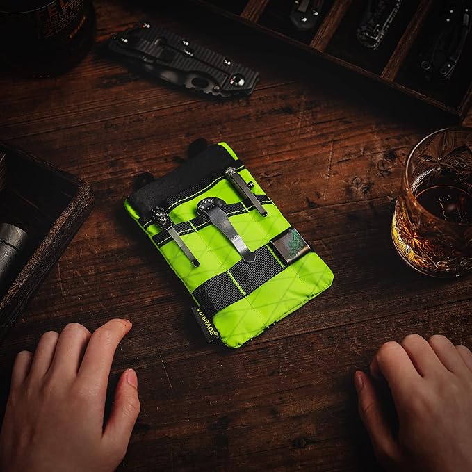VIPERADE VE1 Pocket Organizer, EDC Pouch for Men, EDC Organizer Storage EDC Gears, Multitool Pocket Pouch Hold Your Flashlight/Pocket Knife, Pen, Notebook