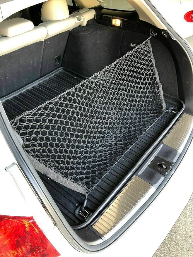 Rear Trunk Organizer Cargo Net for Acura TSX 2011–2014 – Envelope Style Cargo Net for Wagon – Premium Mesh Car Trunk Organizer Vehicle Carrier Storage – Compatible with Acura TSX