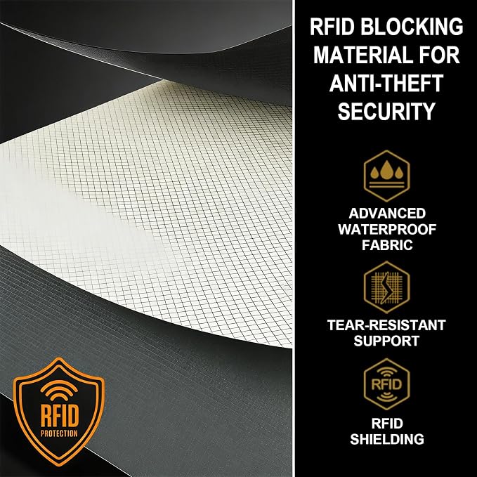 Travel Neck Wallet with RFID Blocking & Passport Holder - Large Capacity Hidden Pouch for Phone, Cash, Cards, ID | Slim Fit, Anti-Theft Organizer for Airports, Sightseeing