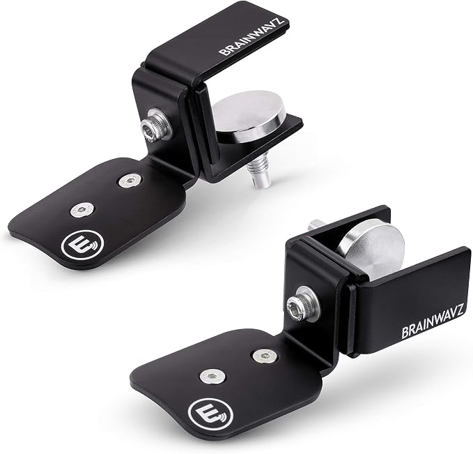 BRAINWAVZ Hengja - The Desk Headphone Stand Hanger Mount, All Metal, Rotatable Mount, PC & Gaming Headset Holder